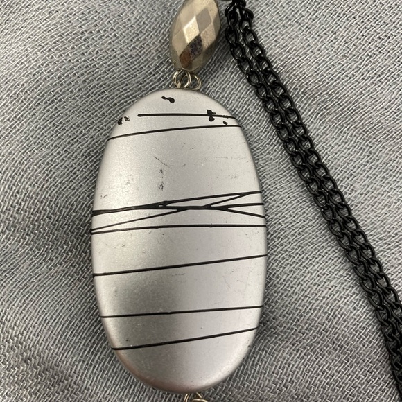 Multi-strand bead and chain necklace - Picture 5 of 6